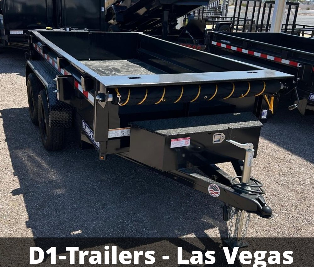5x10 Low Profile Homeowner Dump Trailer - 7K GVWR | Single Ram