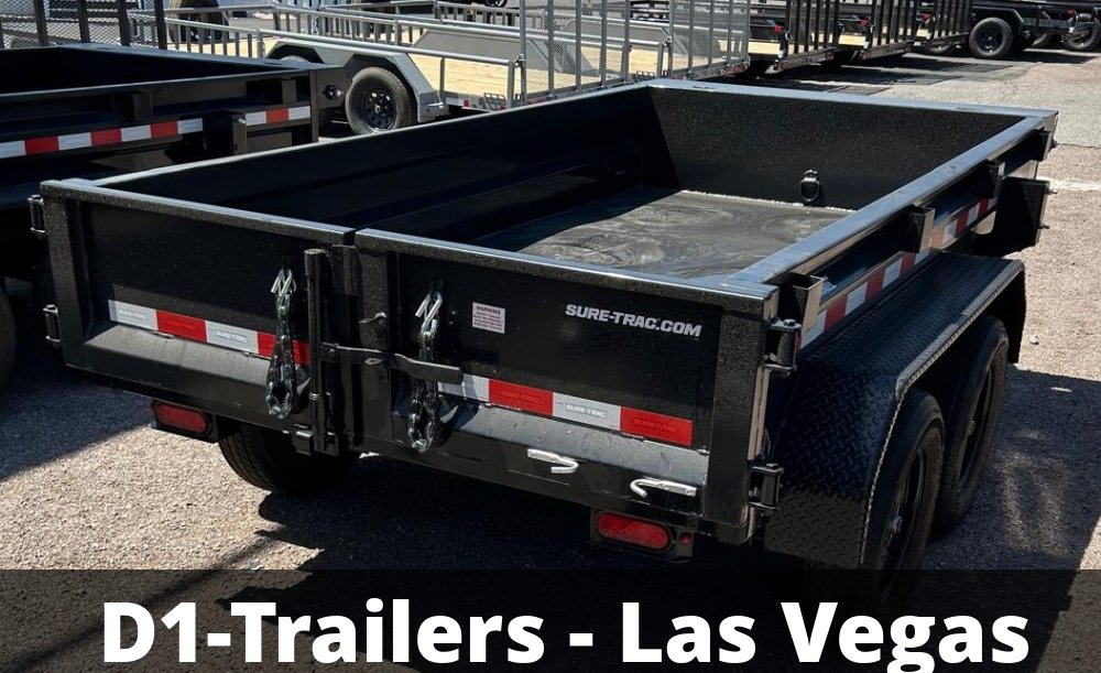 5x10 Low Profile Homeowner Dump Trailer - 7K GVWR | Single Ram