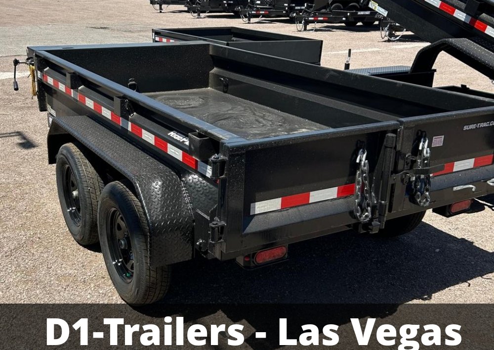 5x10 Low Profile Homeowner Dump Trailer - 7K GVWR | Single Ram