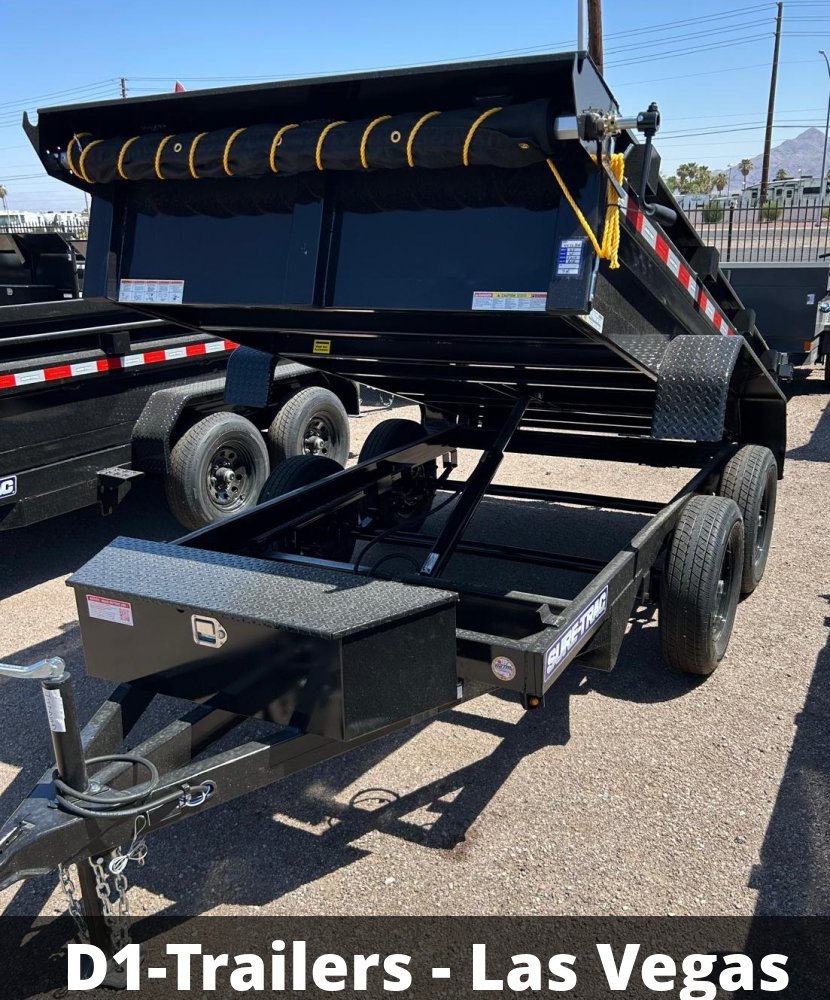 5x10 Low Profile Homeowner Dump Trailer - 7K GVWR | Single Ram