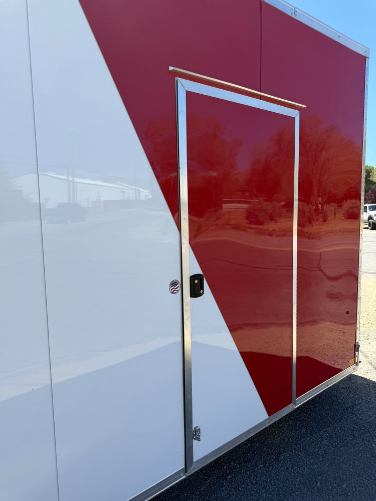 8.5x20 Element SE Enclosed Cargo Trailer - White - Extra Height - 14K Coupler