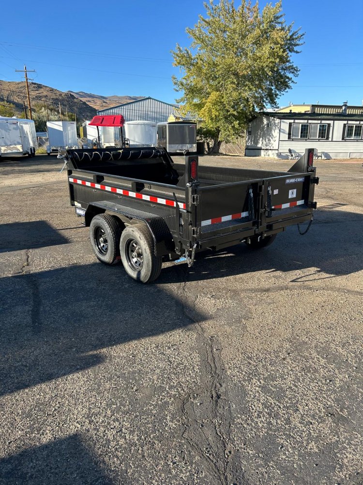 6 x 10 Sure-Trac SD Low Profile Dump Trailer 10k - Upgraded