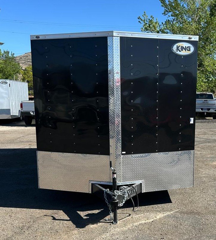 8.5x20 Cargo King Enclosed Trailer - Sleek Black Finish