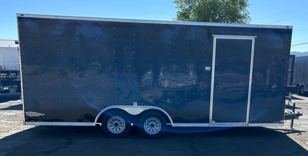 8.5x20 Cargo King Enclosed Trailer - Sleek Black Finish