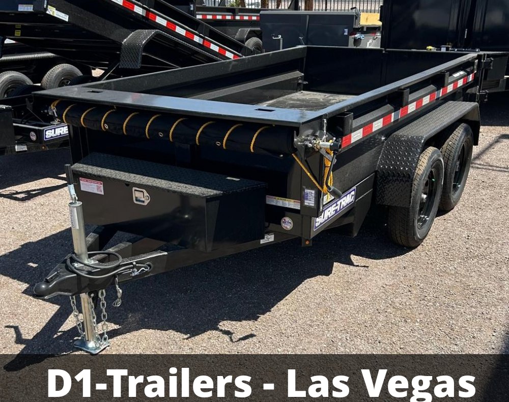 5x10 Low Profile Homeowner Dump Trailer - 7K GVWR | Single Ram