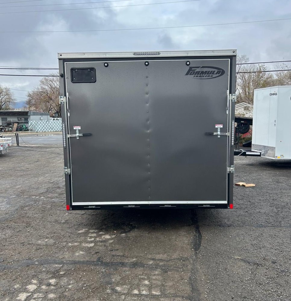 8.5×20 Traverse Flat Top V-Nose Car Hauler Trailer - Charcoal | 7K GVWR | For Sale in Carson City, N