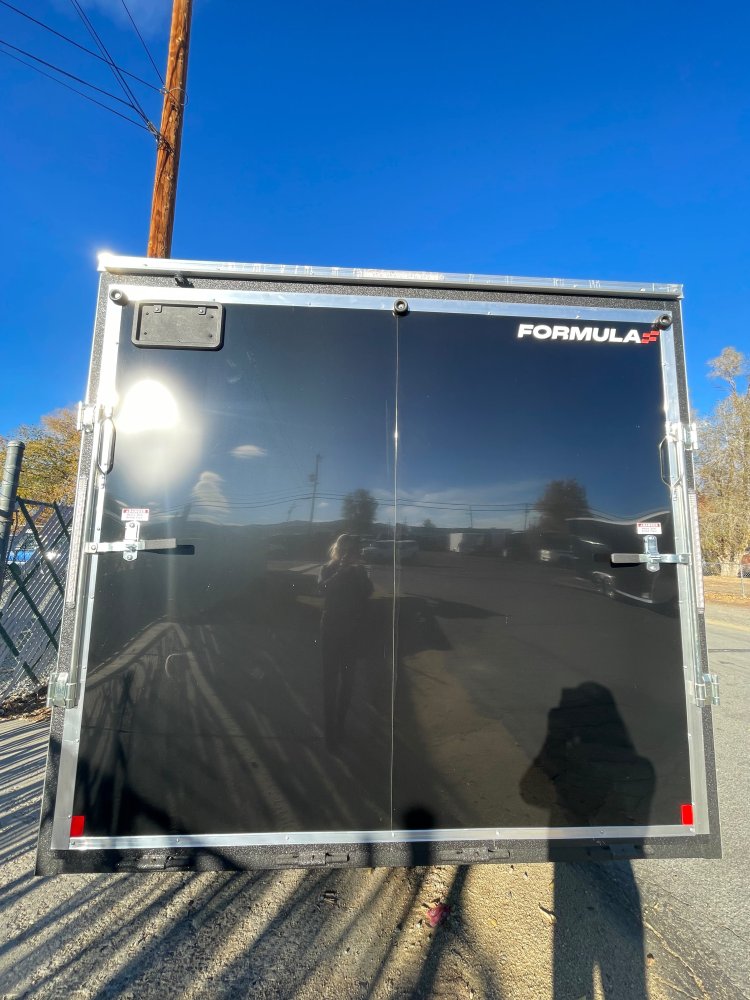 8.5 x 24 Conquest SE Enclosed Car Hauler - Composite Black - 9,900 GVWR