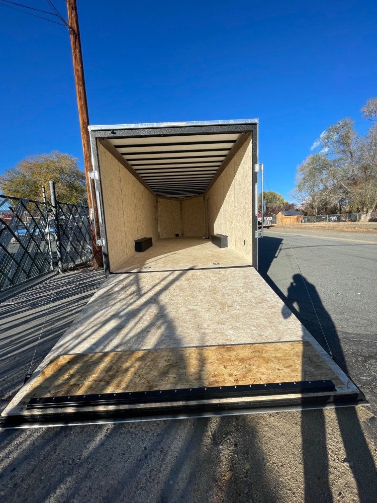 8.5 x 24 Conquest SE Enclosed Car Hauler - Composite Black - 9,900 GVWR