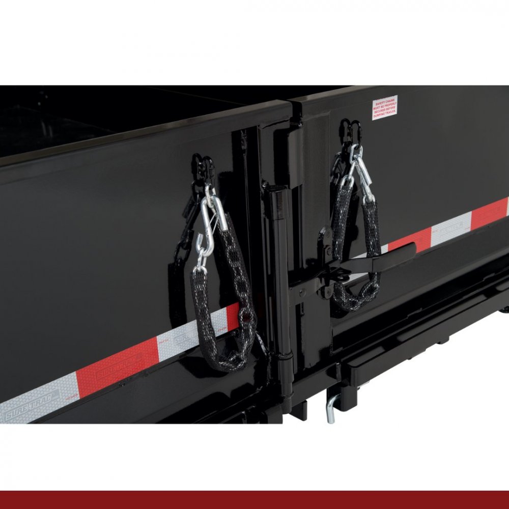 6 x 10, 10K Sure-Trac Dump - STANDARD DUTY LOW PROFILE Hydraulic Dump Trailer