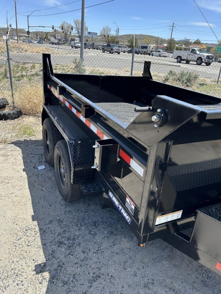 6 x 10 Sure-Trac SD Low Profile Dump Trailer 10k - Upgraded