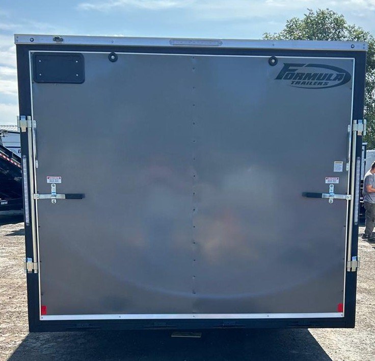 8.5x24 Formula Traverse Flat Top V-Nose Car Hauler - 10K GVWR