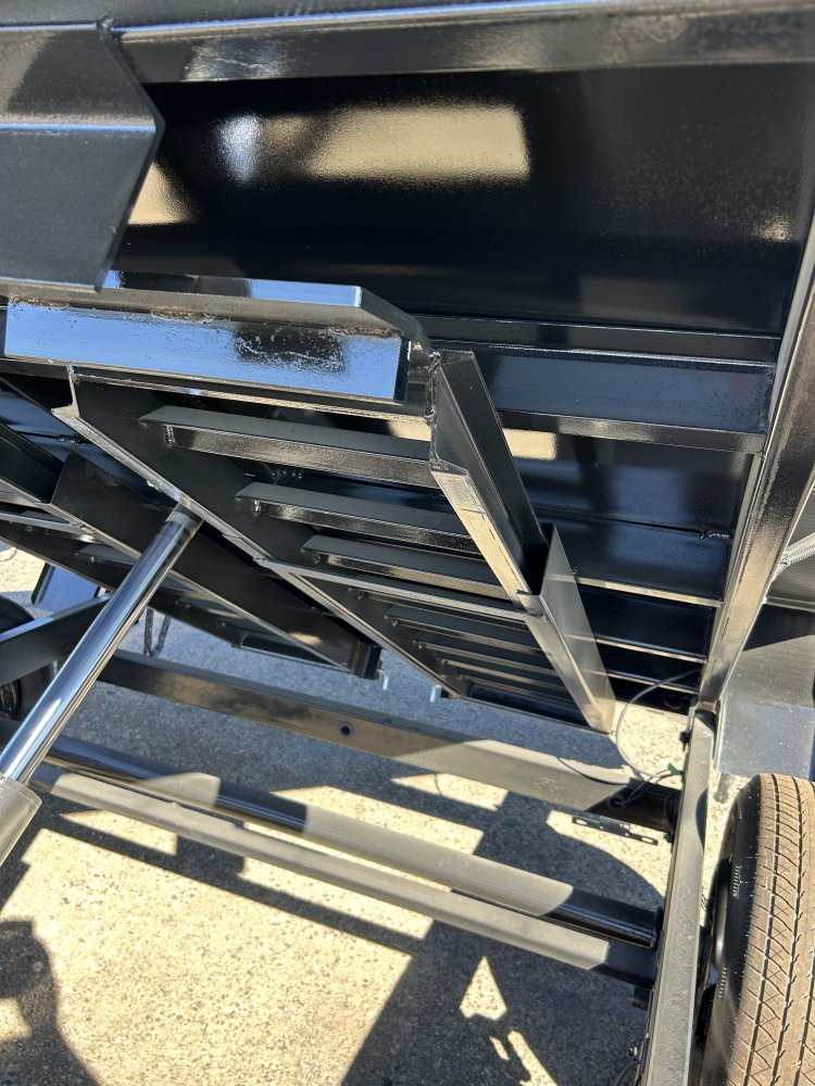 6x10 Sure-Trac SD Low Profile Dump Trailer - 10K GVWR Single Ram | Black | Carson City, NV