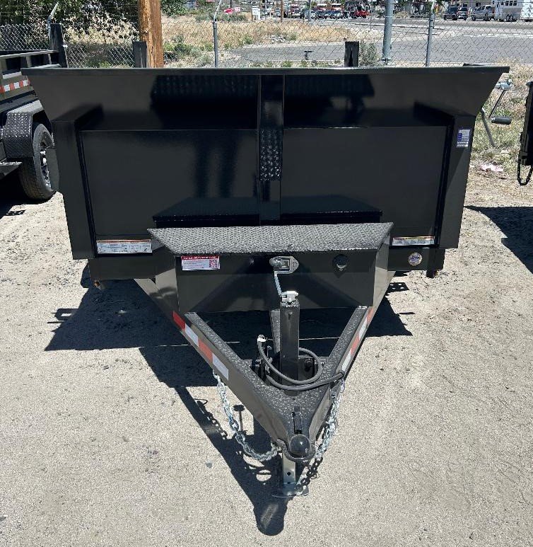 6x10 Sure-Trac SD Low Profile Dump Trailer - 10K GVWR Single Ram | Black | Carson City, NV