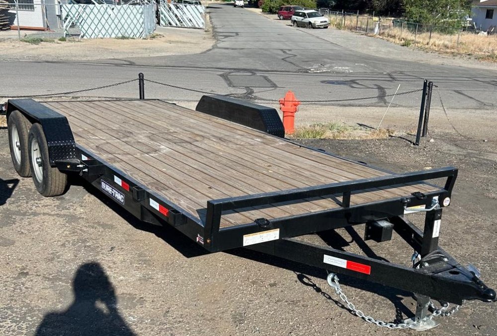 7x20 (18+2) Sure-Trac C-Channel Wood Deck Car Hauler - 10K GVWR | Carson City, NV