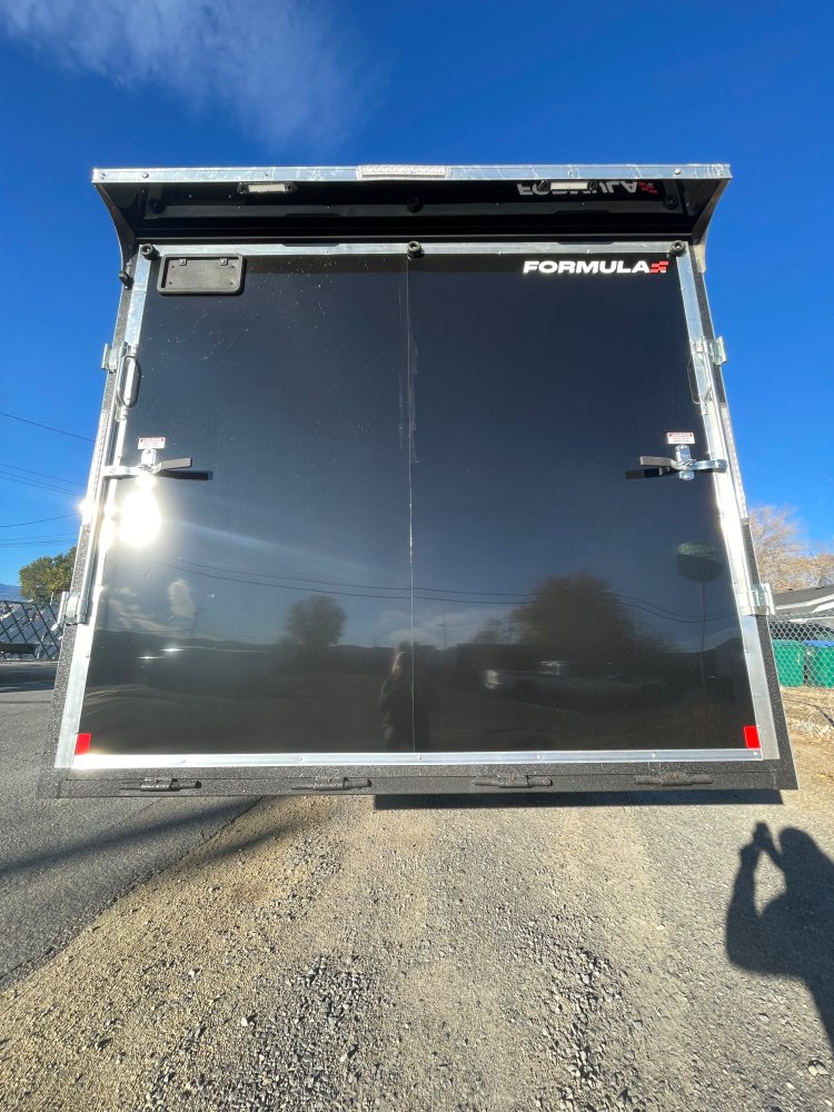 8.5 x 20 Conquest SE Enclosed Car Hauler - Composite Black - LED Loading Lights - 9,900 GVWR