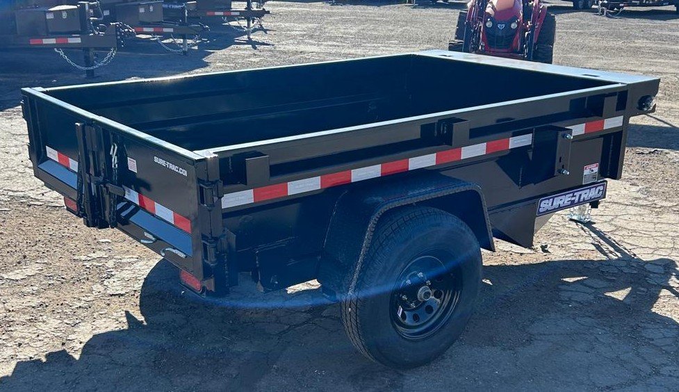 5x8 Sure-Trac Low Profile Homeowner Dump Trailer 5K SR