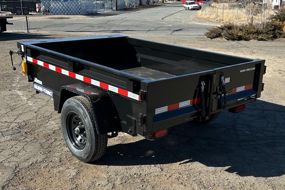 5x8 Sure-Trac Low Profile Homeowner Dump Trailer 5K SR