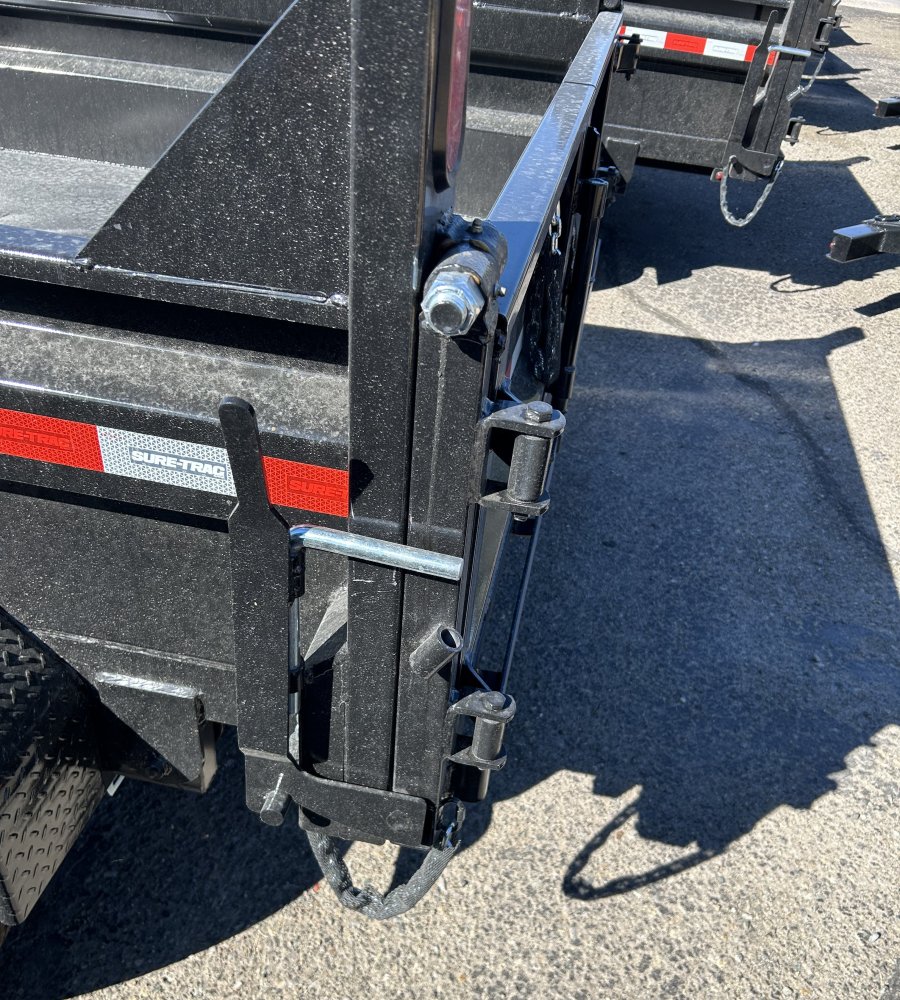 6x10 Sure-Trac SD Low Profile Dump Trailer - 10K GVWR Single Ram | Black | Carson City, NV