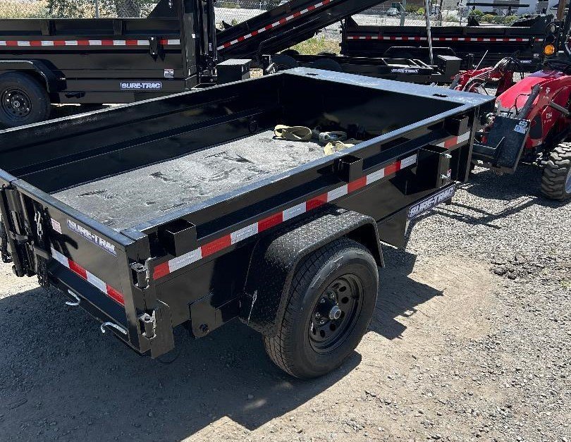 5x8 Sure-Trac Low Profile Homeowner Dump Trailer 5K SR