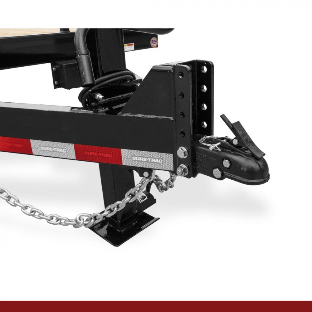 8.5 x 16+2 Sure-Trac Flatbed Car Hauler - Full-Width