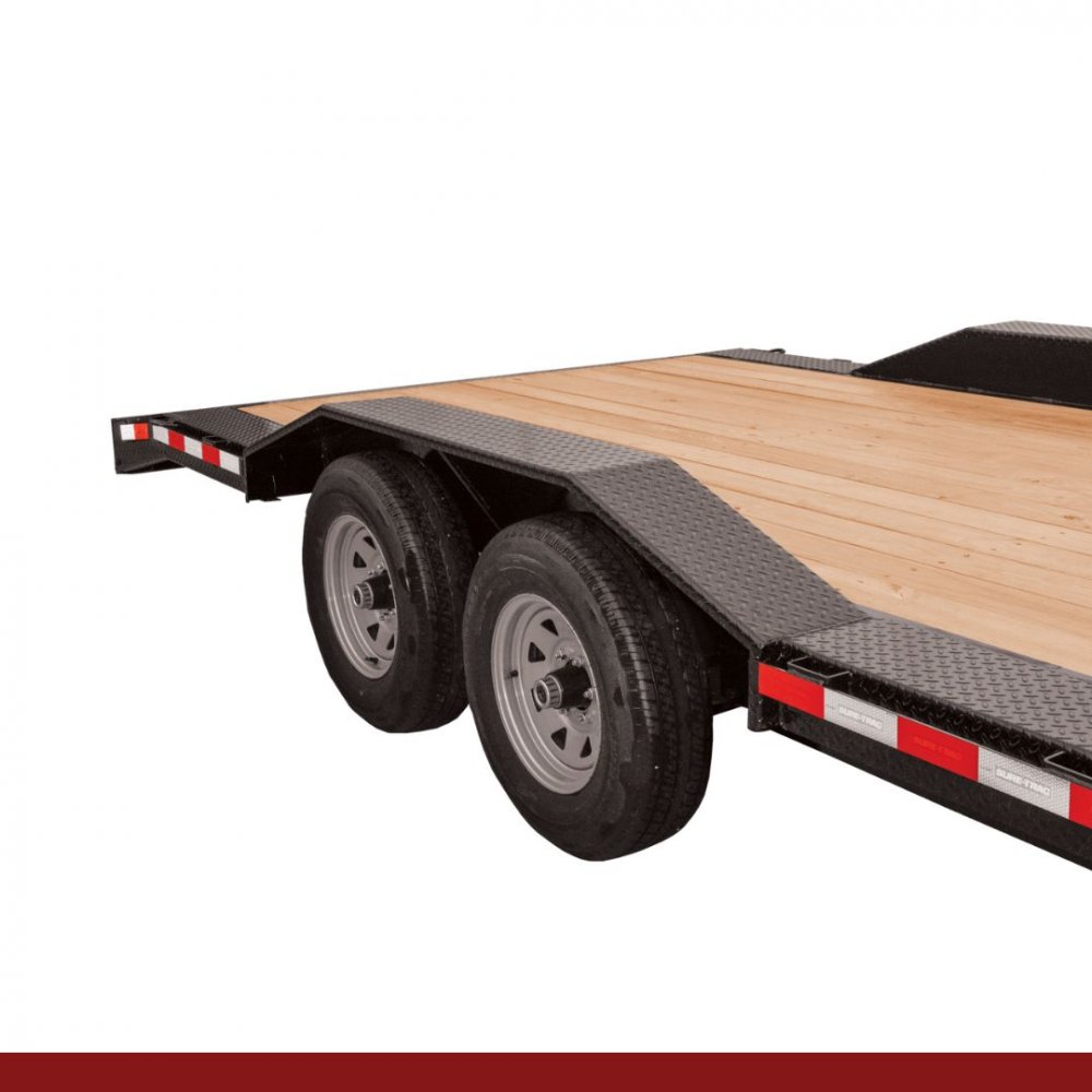 8.5 x 16+2 Sure-Trac Flatbed Car Hauler - Full-Width