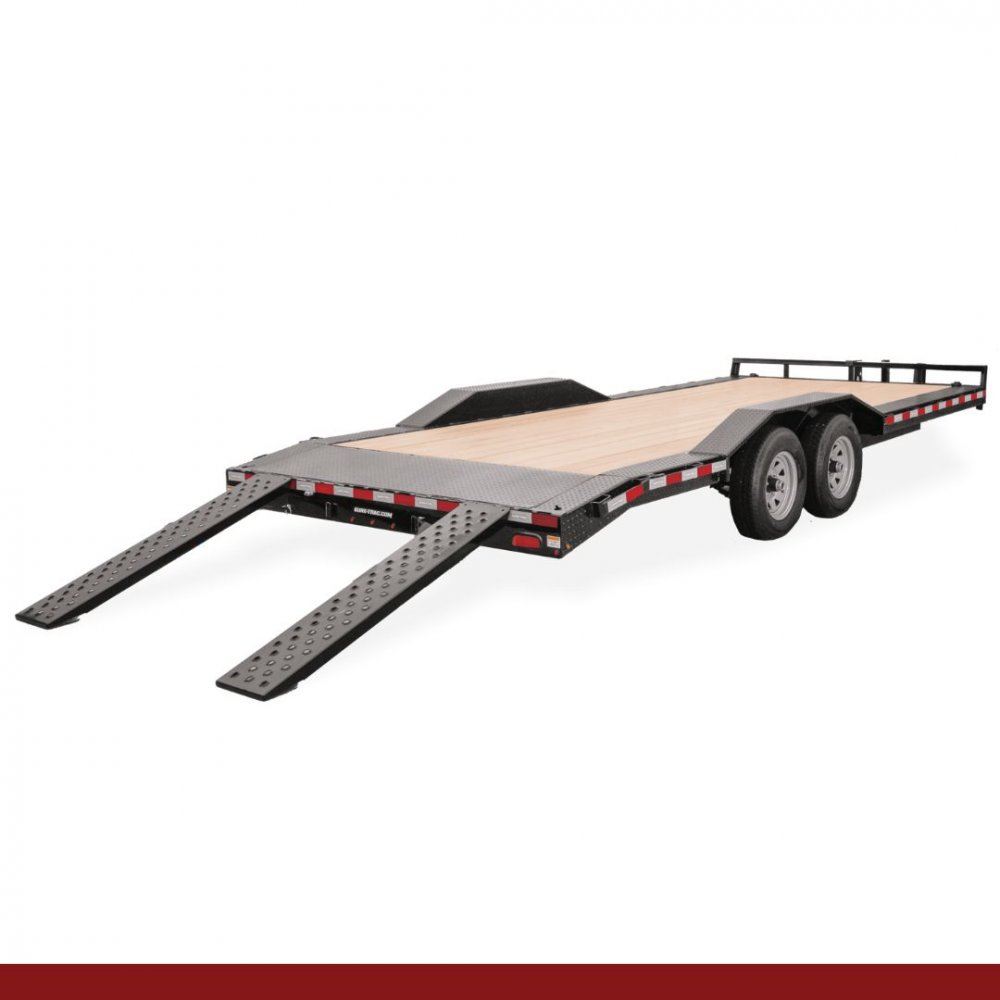8.5 x 16+2 Sure-Trac Flatbed Car Hauler - Full-Width