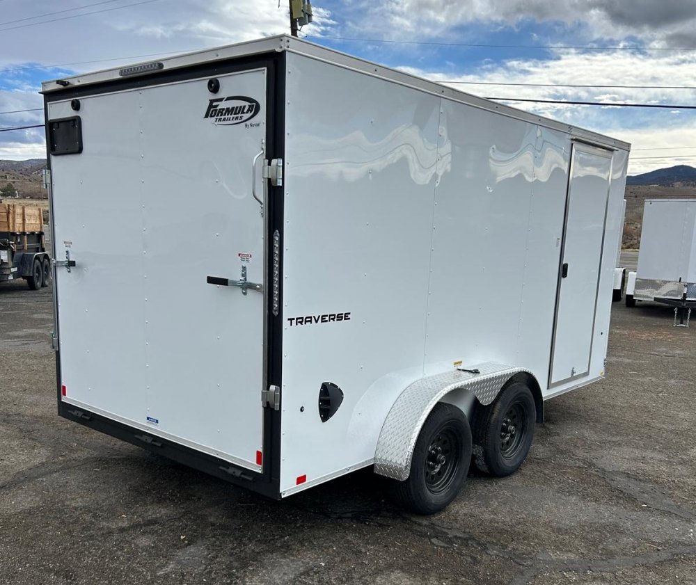 7x14 Traverse V-Nose Enclosed Trailer - 7K GVWR
