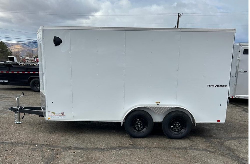 7x14 Traverse V-Nose Enclosed Trailer - 7K GVWR