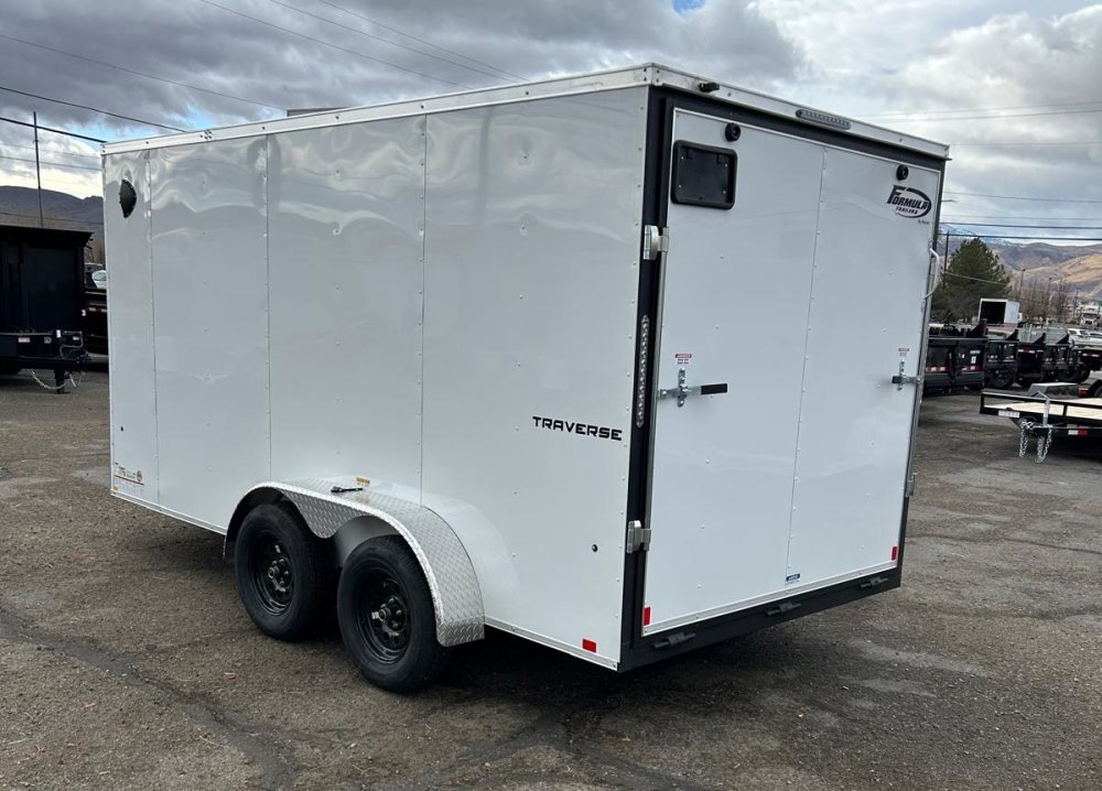 7x14 Traverse V-Nose Enclosed Trailer - 7K GVWR