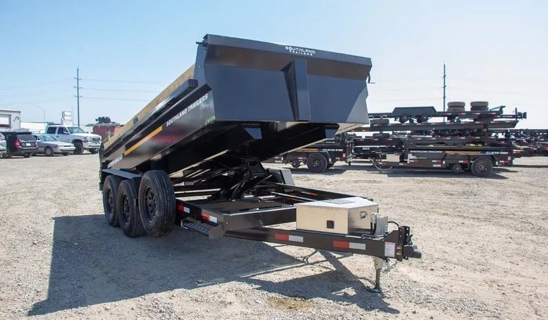 7x14 Southland Hydraulic Dump Trailer - Heavy Duty 16K GVWR
