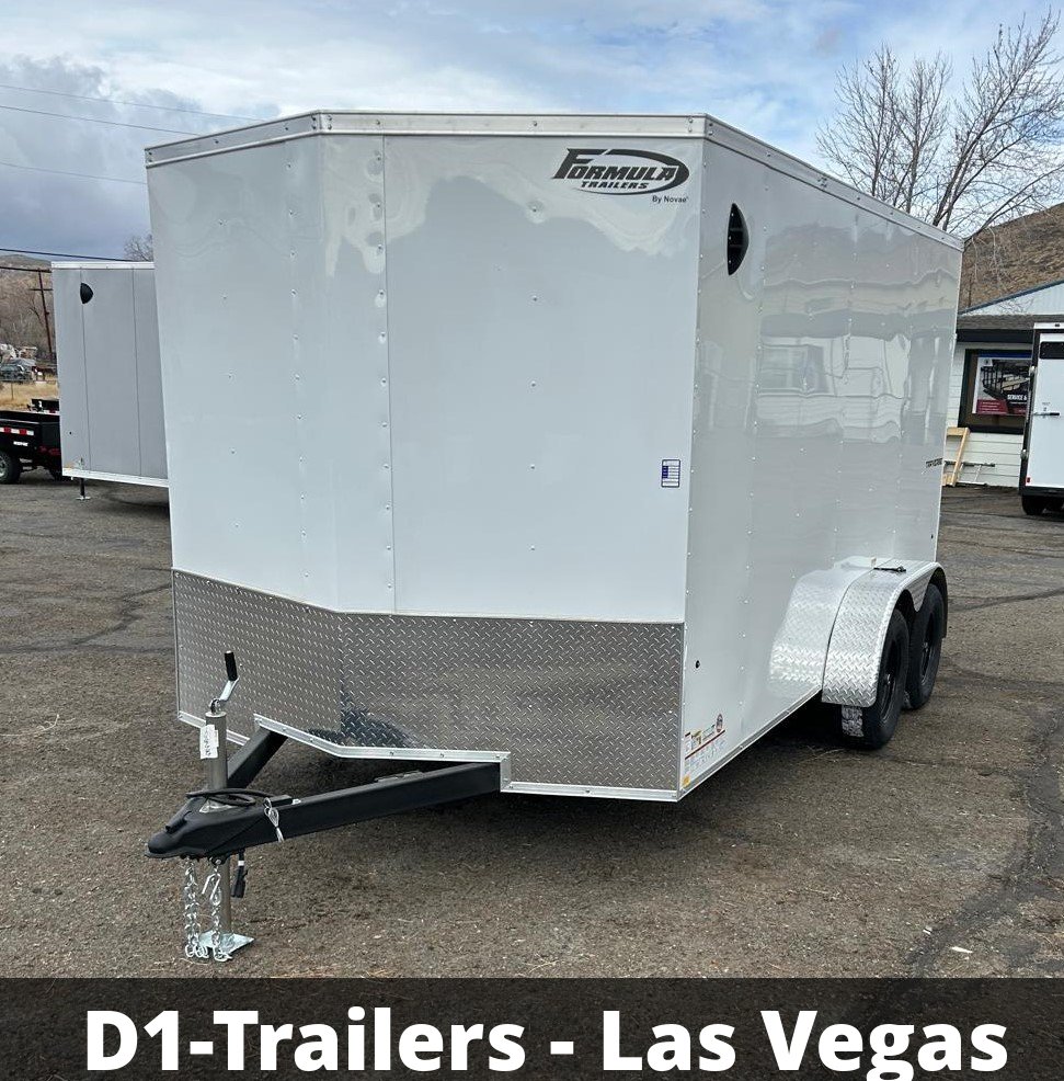 7x14 Traverse V-Nose Enclosed Trailer - 7K GVWR