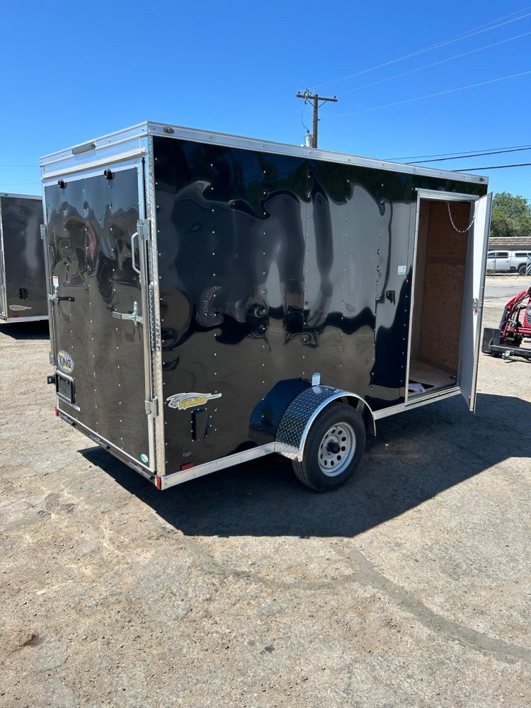 6x12 Cargo King Enclosed Trailer - Black