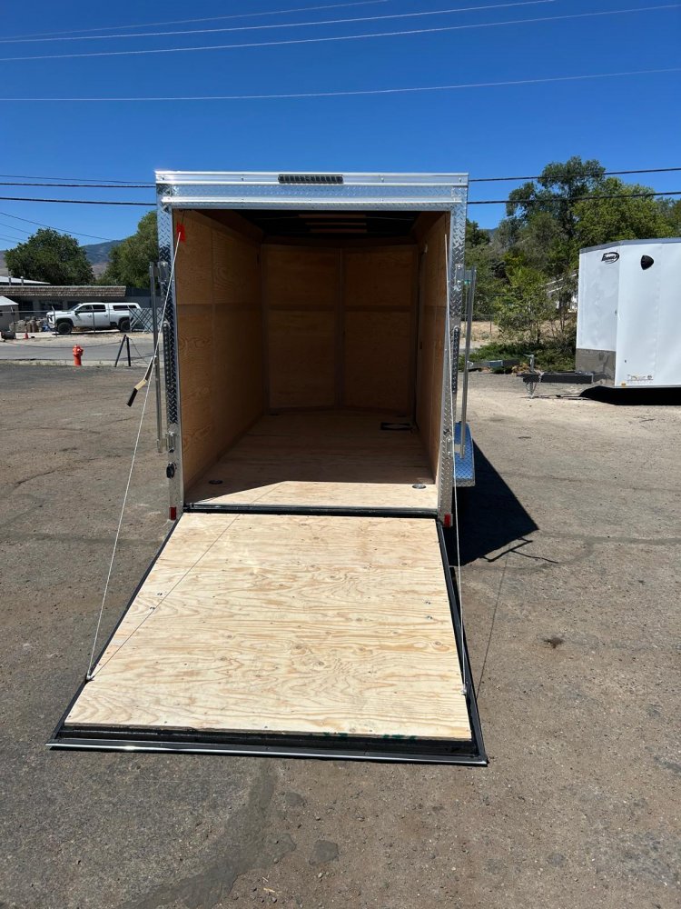 6x12 Cargo King Enclosed Trailer - Black
