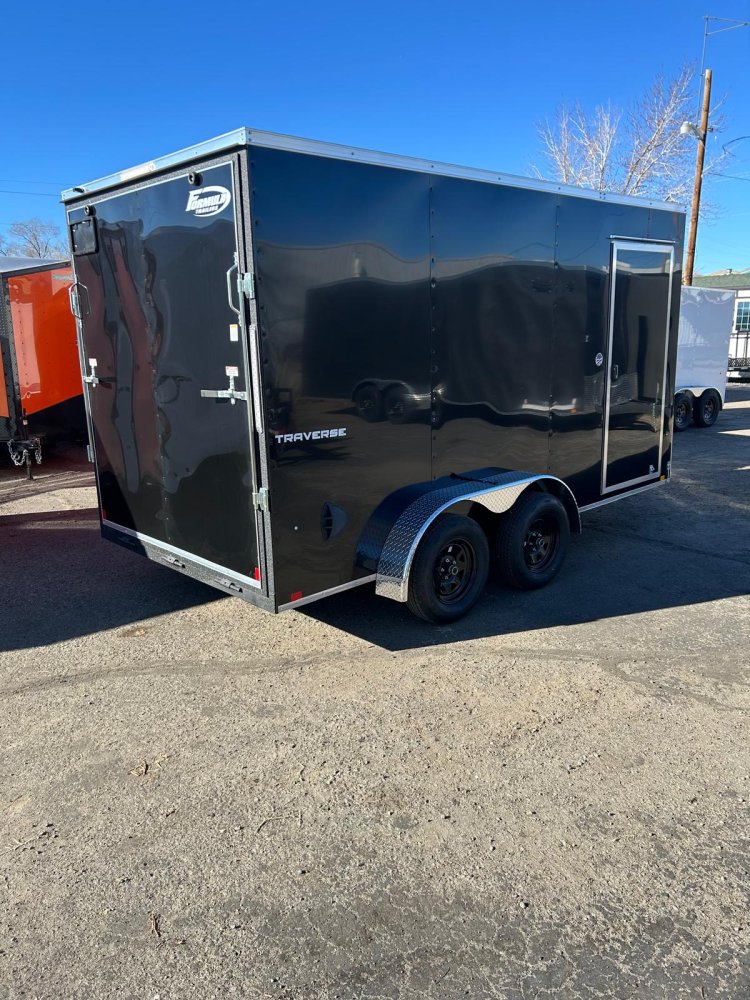7&times;14 Traverse Flat Top V-Nose Enclosed Trailer - 7K GVWR | For Sale in Carson City, NV