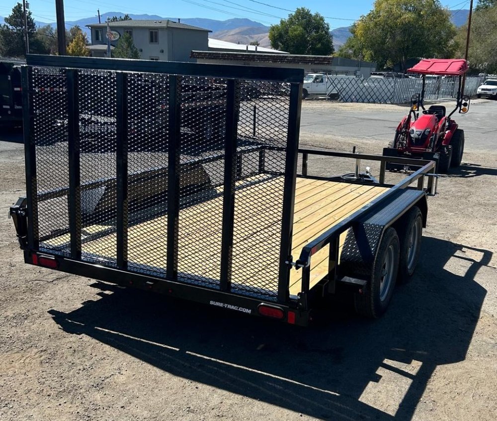 7&times;12 Sure-Trac Tube Top Utility Trailer - 7K GVWR | Carson City, NV