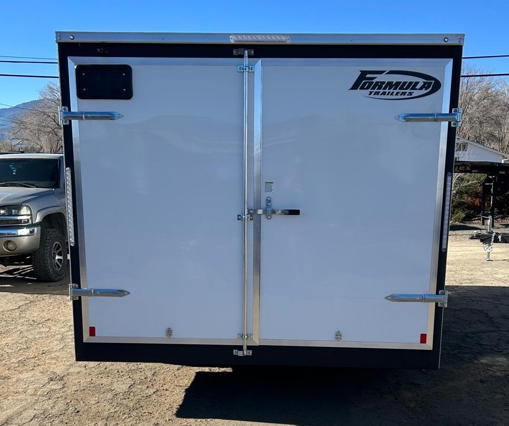8.5×16 Traverse Flat Top V-Nose Enclosed Trailer White - 7K GVWR | For Sale in Carson City, NV