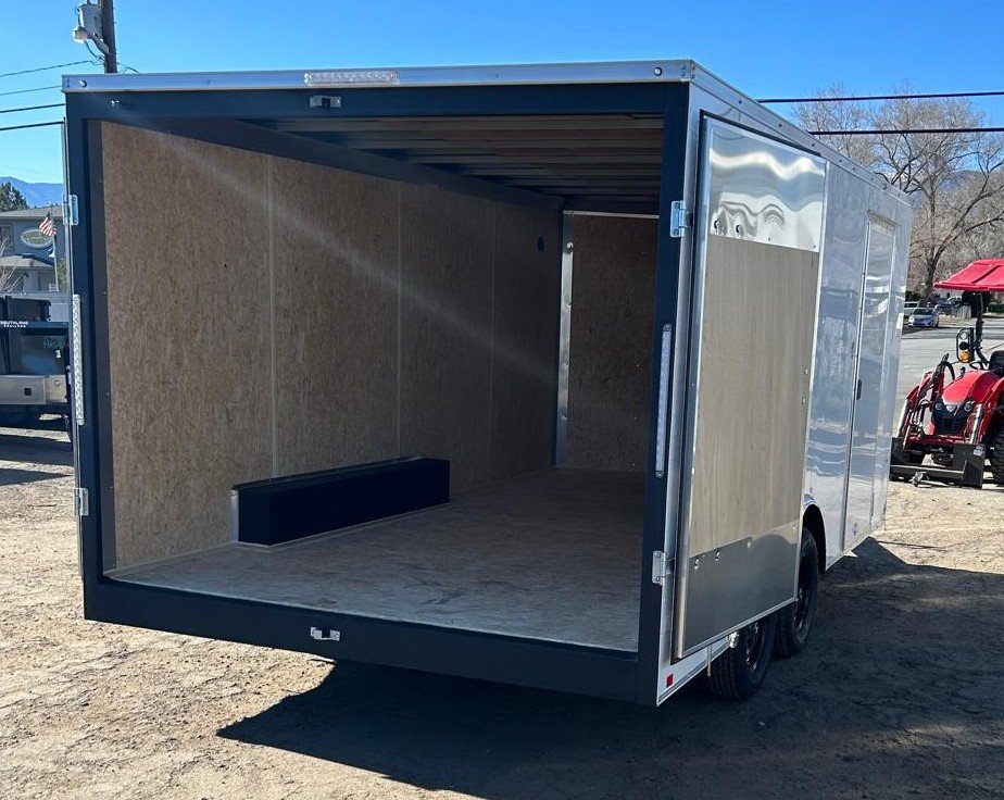8.5×16 Traverse Flat Top V-Nose Enclosed Trailer White - 7K GVWR | For Sale in Carson City, NV