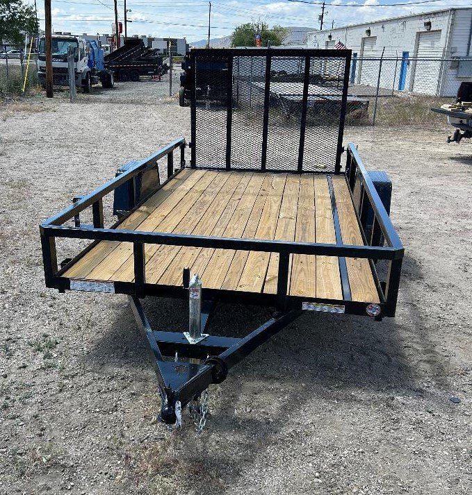 6x12 Tube Top Utility Trailer - 3K GVWR - Black | Carson City, NV