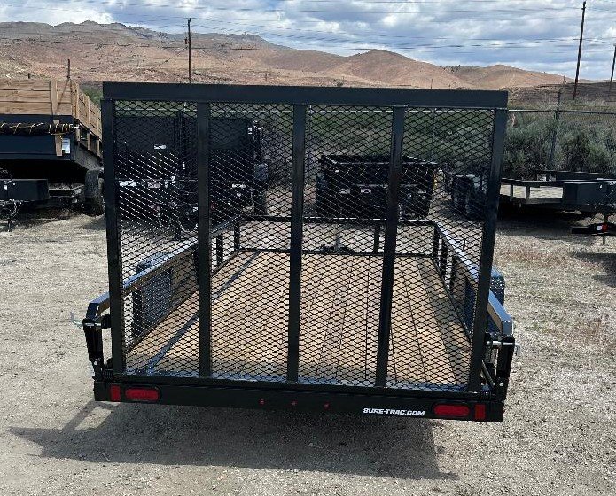 6x12 Tube Top Utility Trailer - 3K GVWR - Black | Carson City, NV
