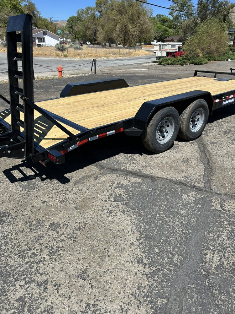 7x20 (18+2) Sure-Trac Equipment Trailer 14k - Implement