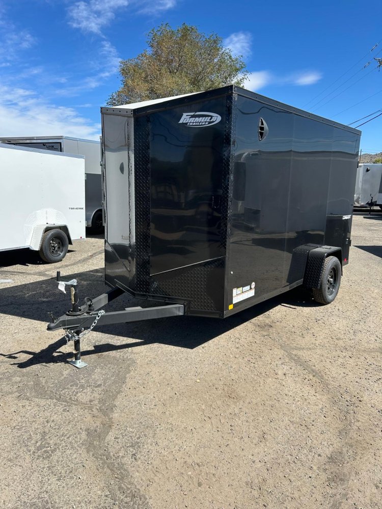 6x12 Formula Conquest SE Flat Top Sloped V-Nose Enclosed Trailer - 3.5K GVWR | Carson City, NV