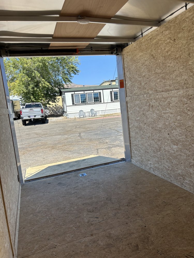 7x14 ST DLX Flat Top V-Nose Enclosed Trailer - 7K GVWR - Black | Carson City, NV