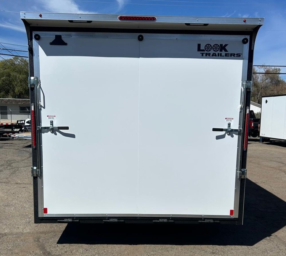 8.5x24 Element SE Enclosed Car Hauler - Composite White