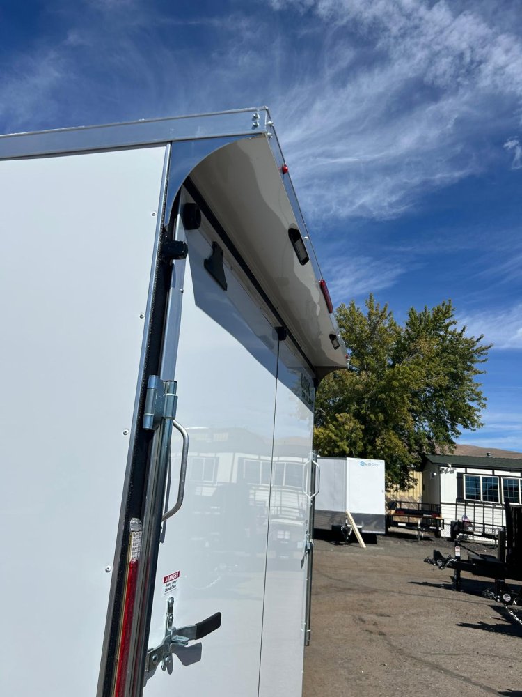 8.5x24 Element SE Enclosed Car Hauler - Composite White