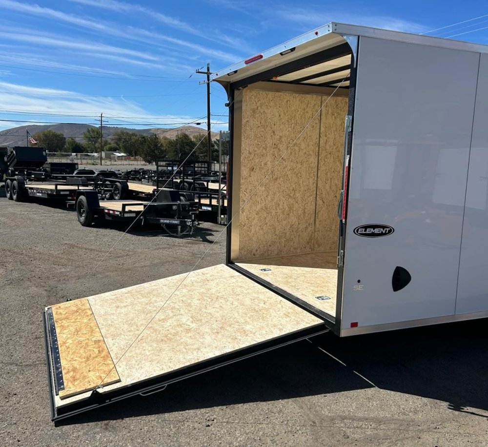 8.5x24 Element SE Enclosed Car Hauler - Composite White