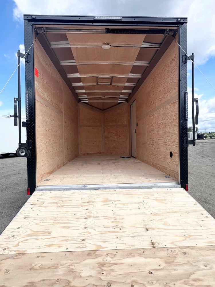 7x14 Cargo King Enclosed Trailer - Metallic Charcoal Gray