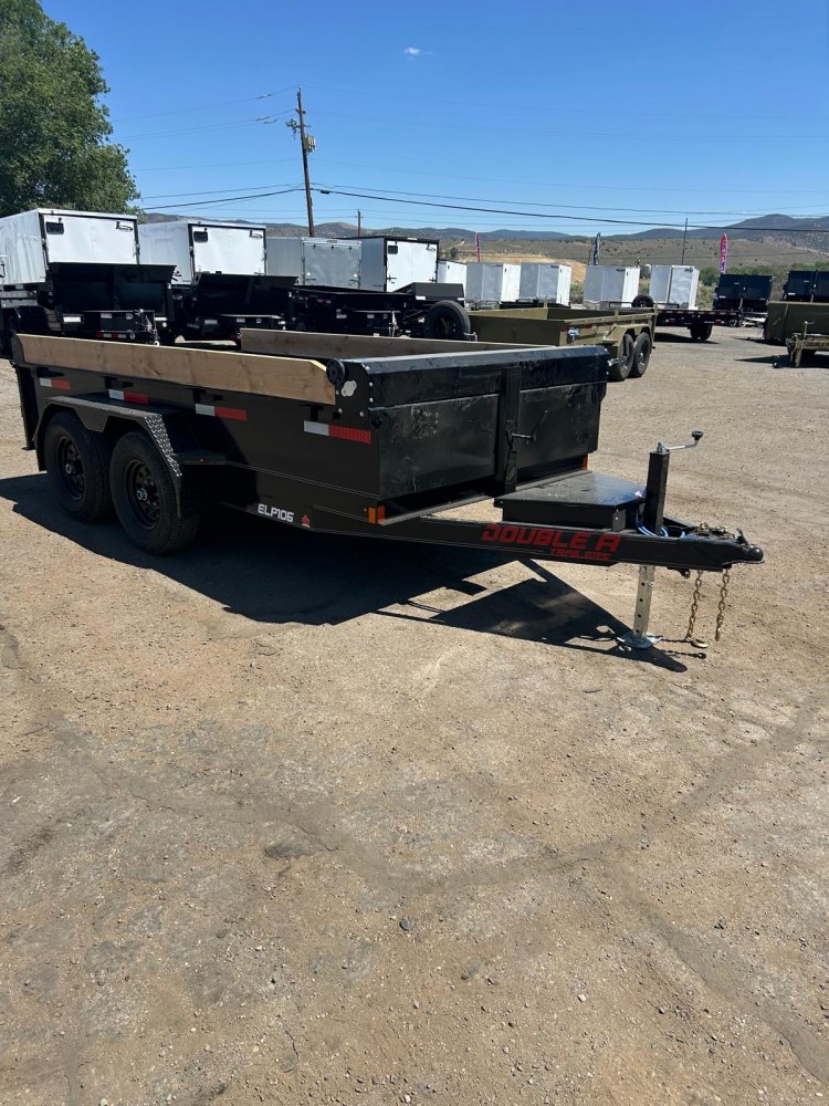 6x12 Double A Excel Series - 10K GVWR Low Profile Dump Trailer