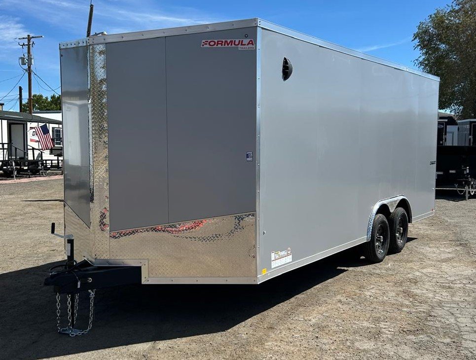 8.5x20 Formula Conquest SE Enclosed Car Hauler - Composite Silver