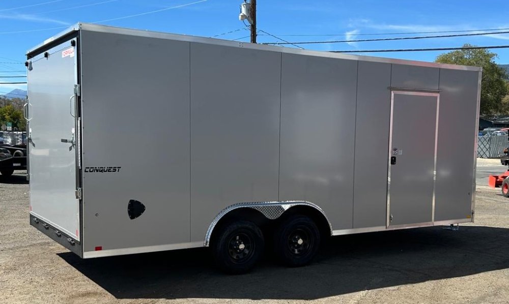 8.5x20 Formula Conquest SE Enclosed Car Hauler - Composite Silver