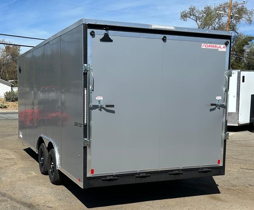 8.5x20 Formula Conquest SE Enclosed Car Hauler - Composite Silver